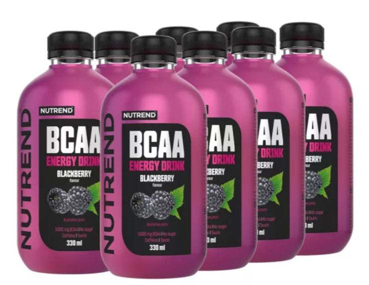 Nutrend BCAA Energy Drink, Blackberry - 8 x 330 ml.