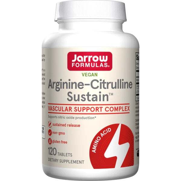 Jarrow Formulas Arginine-Citrulline Sustain - 120 tablets