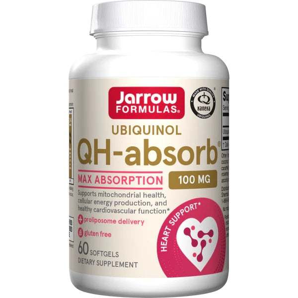 Jarrow Formulas Ubiquinol QH-absorb, 100mg - 60 softgels