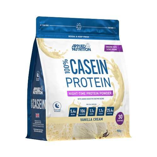 Applied Nutrition 100% Casein Protein, Vanilla Cream - 900 grams