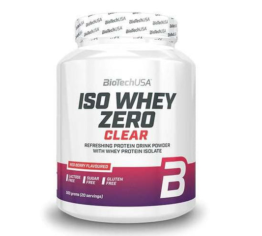 BioTechUSA Iso Whey Zero Clear, Red Berry - 500 grams