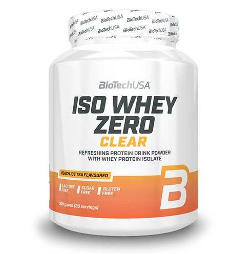 BioTechUSA Iso Whey Zero Clear, Peach Ice Tea - 500 grams