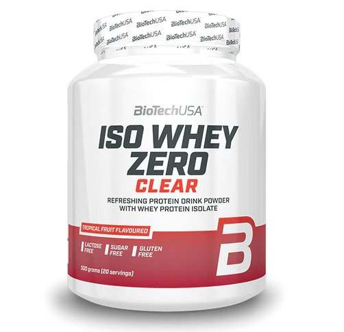 BioTechUSA Iso Whey Zero Clear, Tropical Fruit - 500 grams