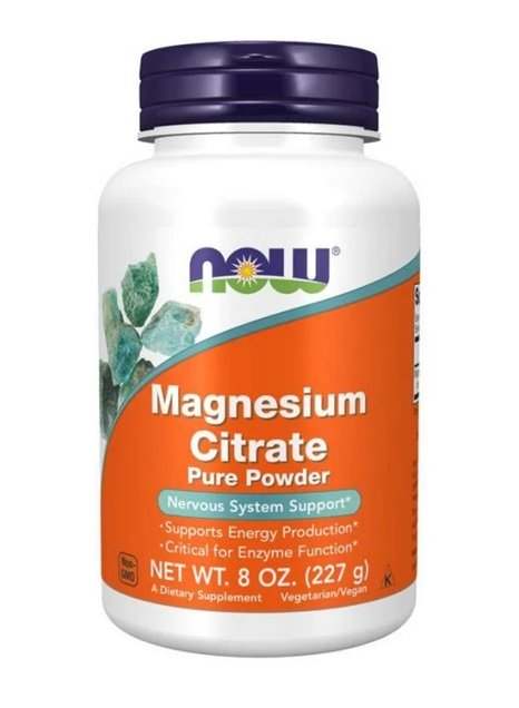 NOW Foods Magnesium Citrate, Pure Powder - 227 grams