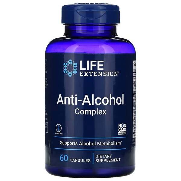 Life Extension Anti-Alcohol Complex - 60 caps