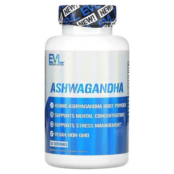 EVLution Nutrition Ashwagandha - 30 vcaps