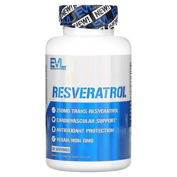 EVLution Nutrition Resveratrol - 60 vcaps