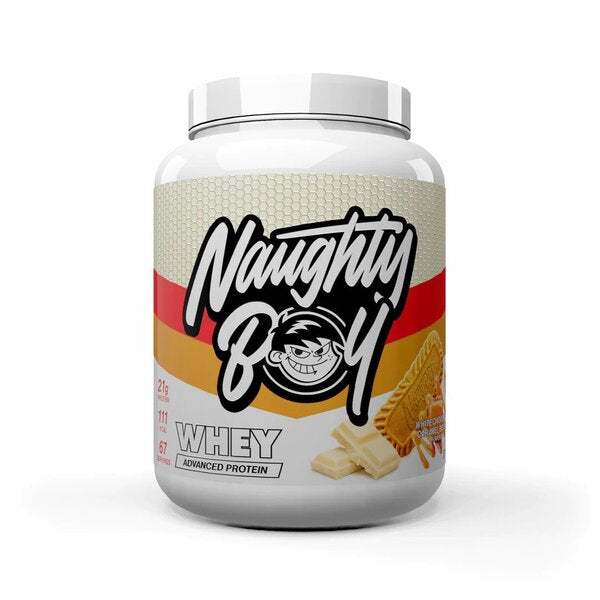 Naughty Boy Advanced Whey, White Chocolate Caramel Biscuit - 2010 grams