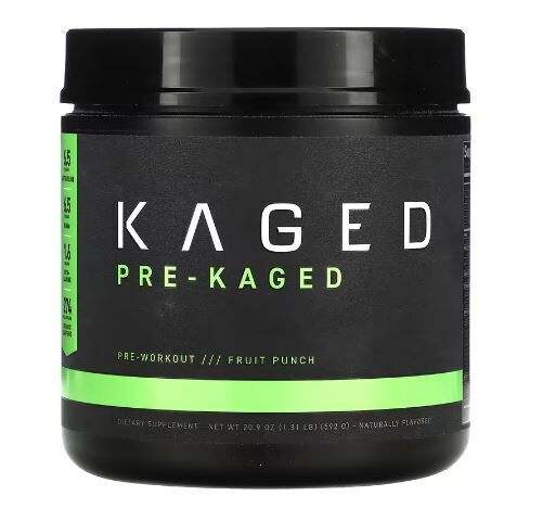 Kaged Muscle Pre-Kaged, Fruit Punch - 546 grams