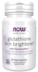 NOW Foods Glutathione Skin Brightener with Ceramosides - 30 vcaps