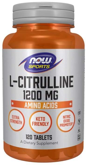 NOW Foods L-Citrulline, 1200mg Extra Strength - 120 tablets