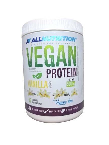 Allnutrition Vegan Protein, Vanilla - 500 grams