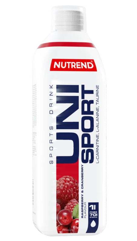 Nutrend Unisport, Raspberry & Cranberry - 1000 ml.