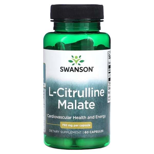 Swanson L-Citrulline Malate Complex, 750mg - 60 caps