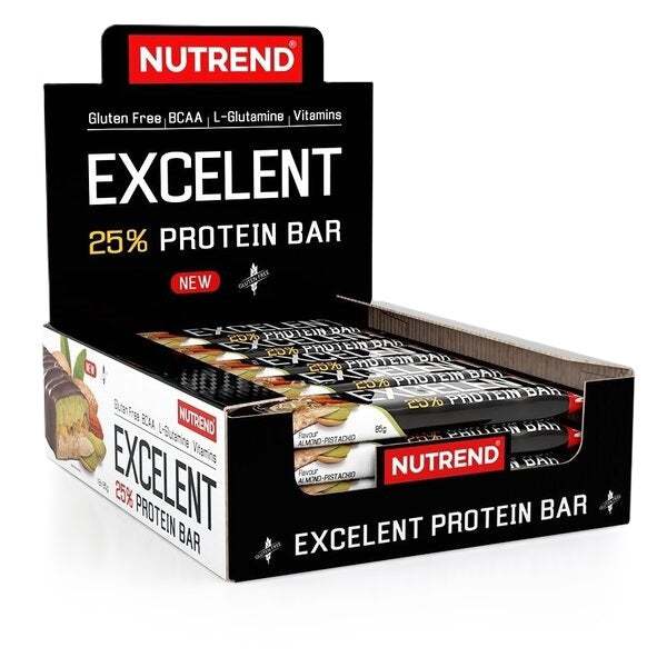 Nutrend Excelent 25% Protein Bar, Salted Caramel - 18 x 85g