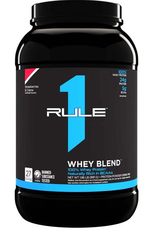 Rule One R1 Whey Blend, Strawberries & Creme - 891 grams