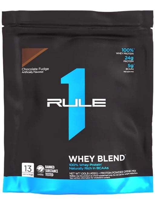 Rule One R1 Whey Blend, Chocolate Fudge - 455 grams