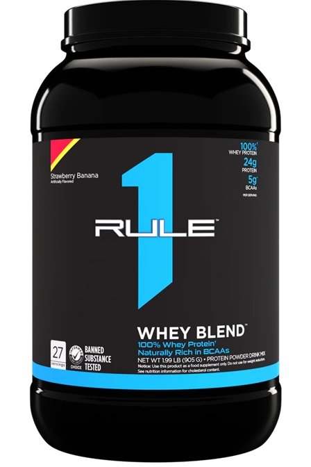 Rule One R1 Whey Blend, Strawberry Banana - 905 grams