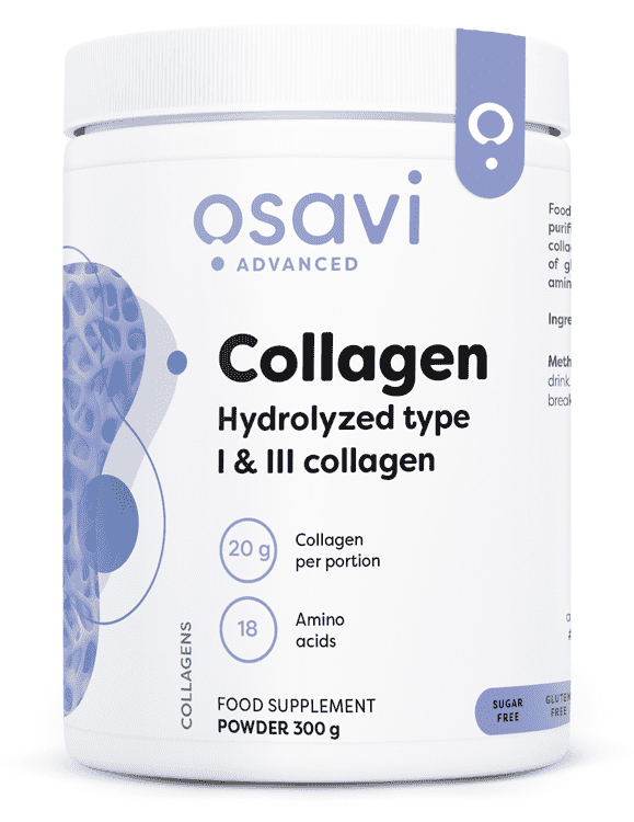 Osavi Collagen Peptides - Hydrolyzed Type 1 & 3 - 300 grams