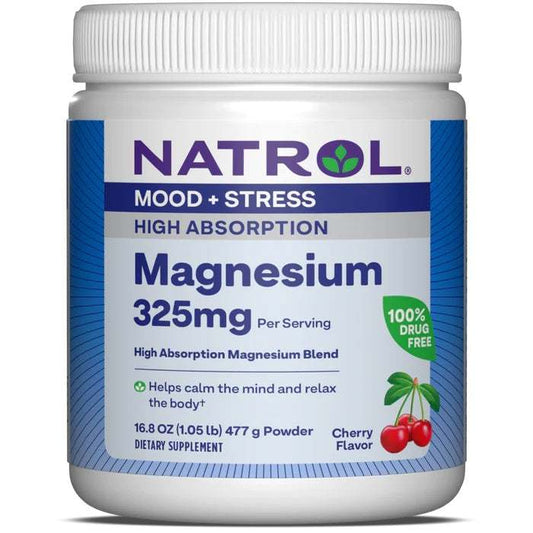 Natrol High Absorption Magnesium, 325mg (Cherry) - 477 grams