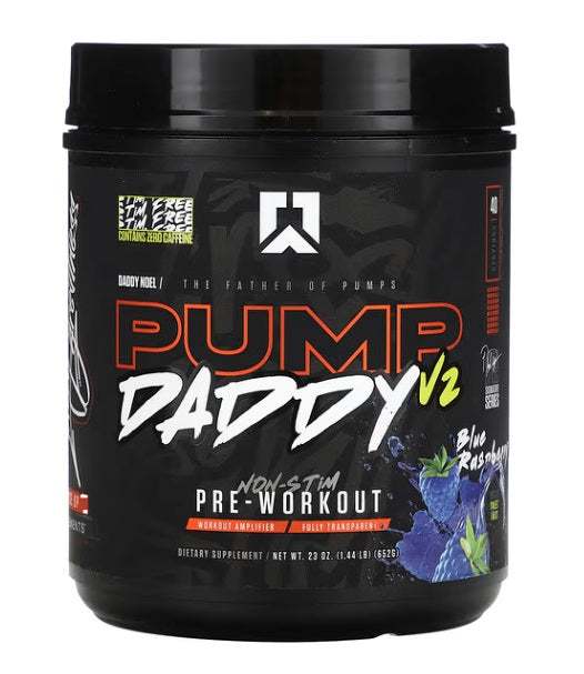 RYSE Pump Daddy V2, Blue Raspberry - 652 grams