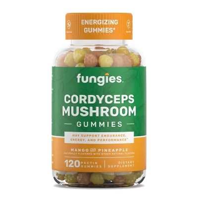 Fungies Cordyceps Mushroom Gummies, Mango & Pineapple - 120 gummies