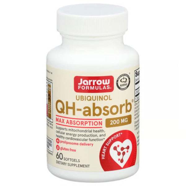 Jarrow Formulas Ubiquinol QH-absorb, 200mg - 60 softgels