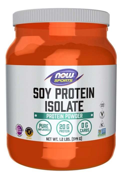 NOW Foods Soy Protein Isolate, Unflavored - 544 grams