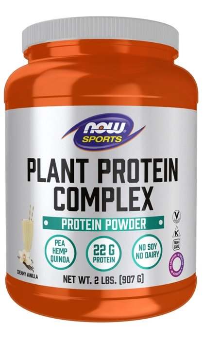 NOW Foods Plant Protein Complex, Creamy Vanilla - 907 grams