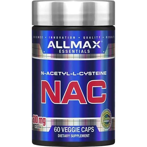 AllMax Nutrition NAC, 600mg - 60 vcaps