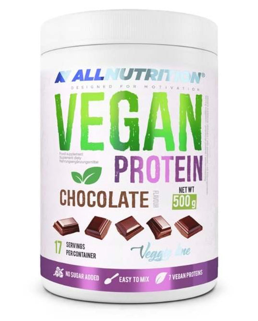 Allnutrition Vegan Protein, Chocolate - 500 grams