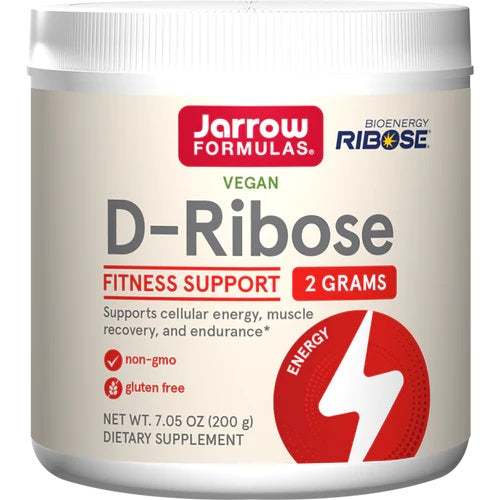 Jarrow Formulas D-Ribose, Powder - 200 grams