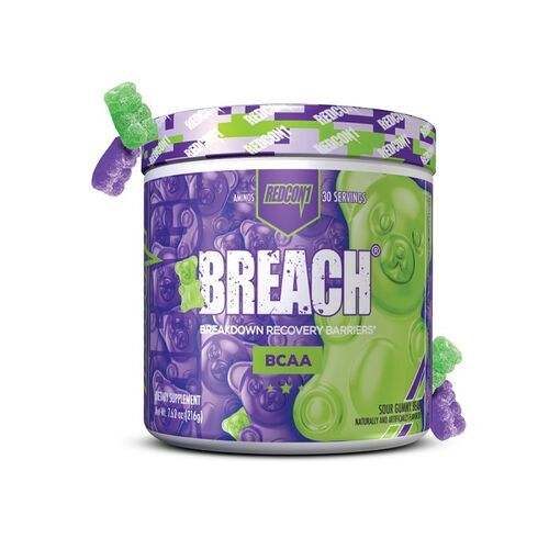 Redcon1 Breach - Aminos, Sour Gummy Bear - 216 grams