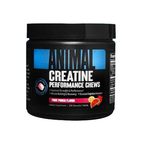 Animal Creatine Chews, Fruit Punch - 120 chewable tablets