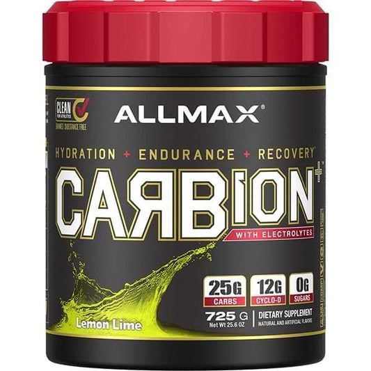 AllMax Nutrition Carbion+, Lemon Lime - 725 grams