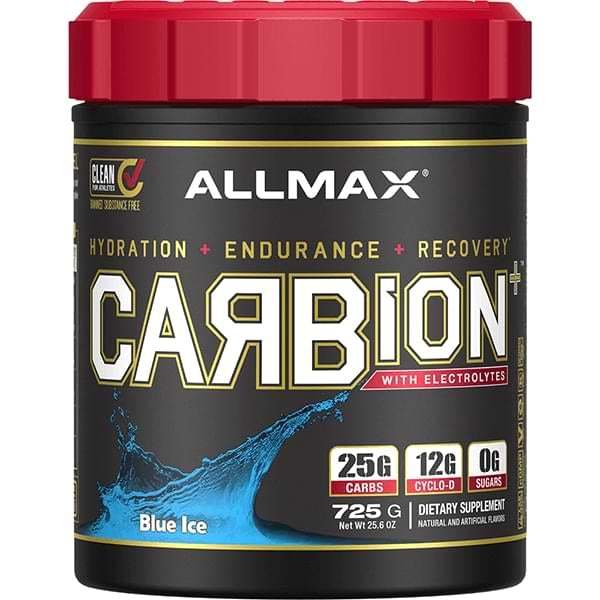 AllMax Nutrition Carbion+, Blue Ice - 725 grams