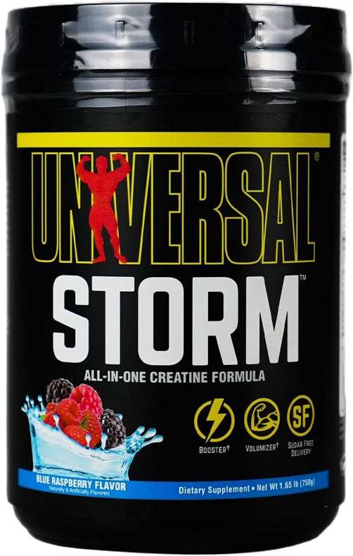 Universal Nutrition Storm, Blue Raspberry - 750 grams