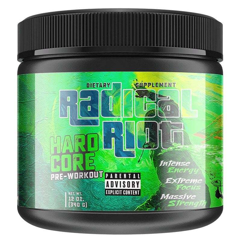 American Supps Radical Riot, Green Apple - 340 grams