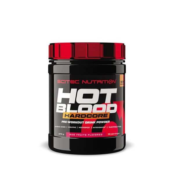 SciTec Hot Blood Hardcore, Red Fruits (EAN 5999100033139) - 375 grams