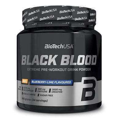 BioTechUSA Black Blood NOX+, Blueberry-Lime - 340 grams