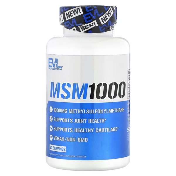 EVLution Nutrition MSM 1000 - 120 caps