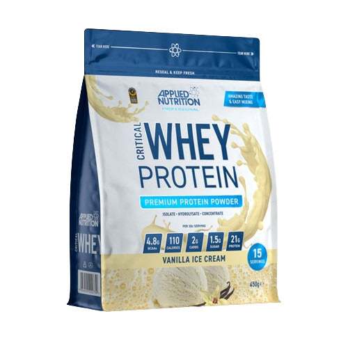 Applied Nutrition Critical Whey, Vanilla Ice Cream - 450 grams