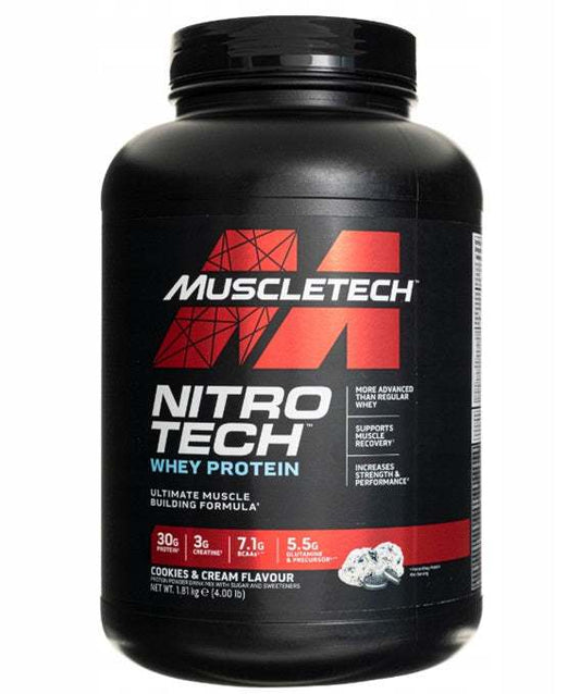 MuscleTech Nitro-Tech, Cookies & Cream - 1810 grams