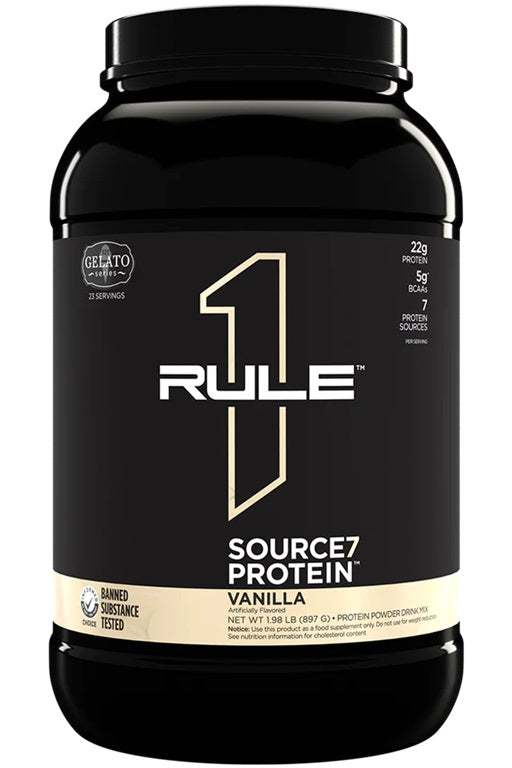 Rule One Source7 Protein, Vanilla Gelato - 897 grams