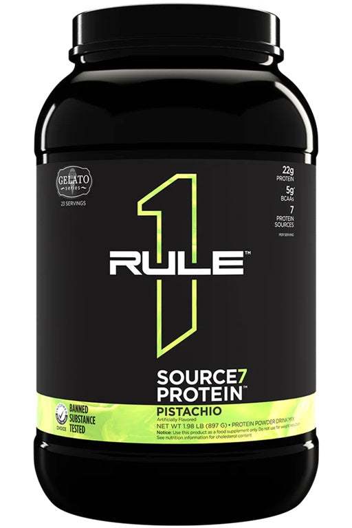 Rule One Source7 Protein, Pistachio Gelato - 897 grams