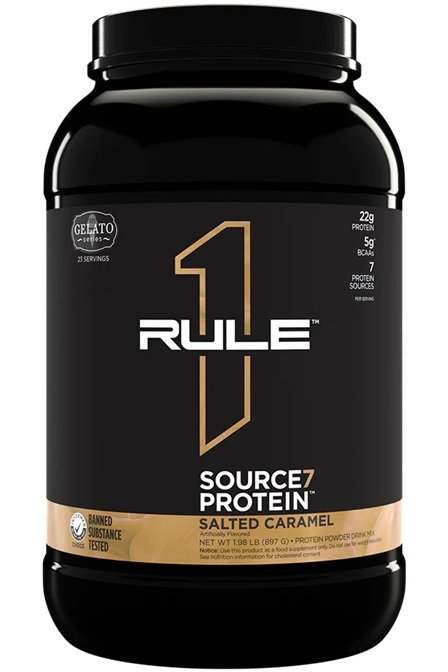 Rule One Source7 Protein, Salted Caramel Gelato - 897 grams