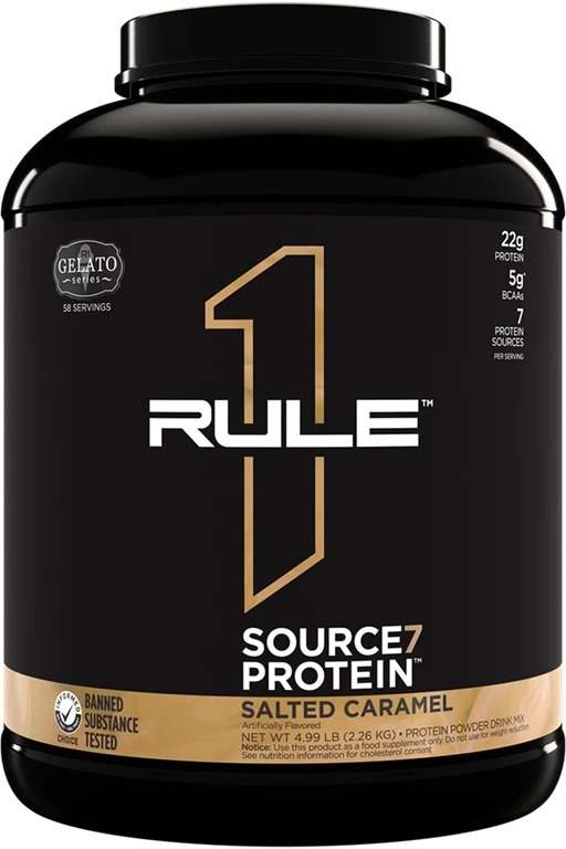 Rule One Source7 Protein, Salted Caramel Gelato - 2260 grams