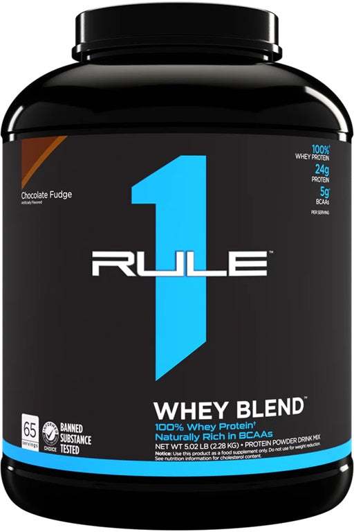 Rule One R1 Whey Blend, Chocolate Fudge - 2280 grams