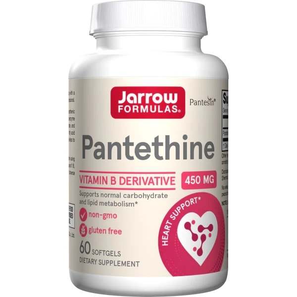 Jarrow Formulas Pantethine, 450mg - 60 softgels