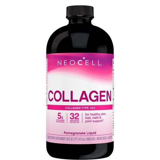 NeoCell Collagen Type 1 & 3 Liquid, Pomegranate - 473 ml.